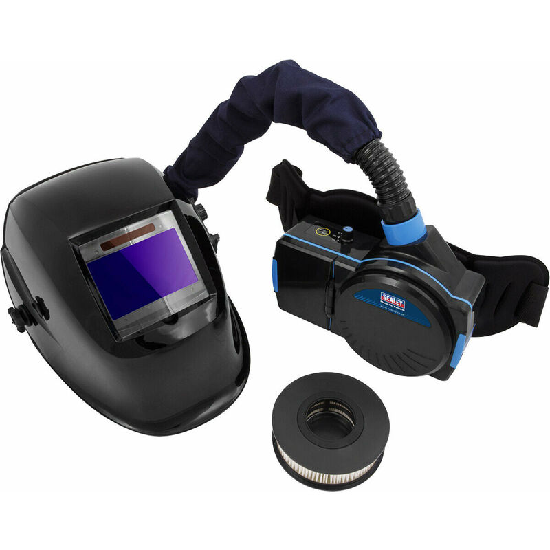 Auto Darkening Welding Helmet - Powered Air Purifying Respirator - 5 to 13 Shade