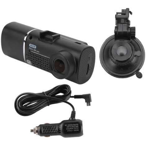 Auto-Dashcam mit zwei Kameras, Infrarot-Nachtsicht und Bewegungserkennung.