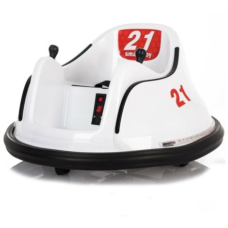 Auto de Choques - Autogiro eléctrico - Coche eléctrico infantil para niños batería 6v con mando control remoto