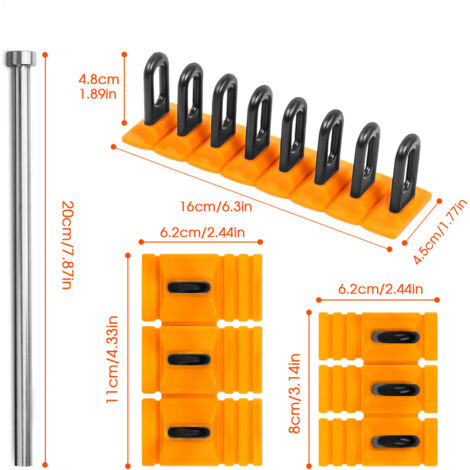 Auto Dent Repair Tools Heavy Duty Paintless Repair Removal Tools Strong Dent Puller Handle Lifter Gelbe Klebelaschen Leistungsstarke Karosseriereparatur Dellenentferner Werkzeugsatz (gelb)