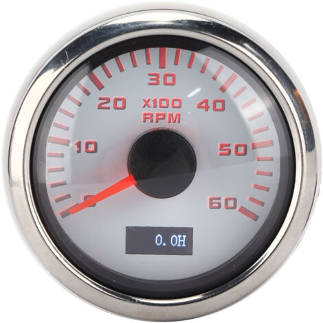 Auto Drehzahlmesser 52 Mm 6K Zeiger Tachometer IP67 Wasserdichter Drehzahlmesser Für 1‑8 Zylinder Motorrad Benzin Auto Boot