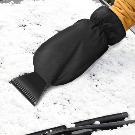Auto-Eiskratzer mit Handschuh, Autofensterschaber mit Handschuh, Eiskratzer, Autohandschuh, robuster Frostschaber, für Heckscheiben und Seitenfenster