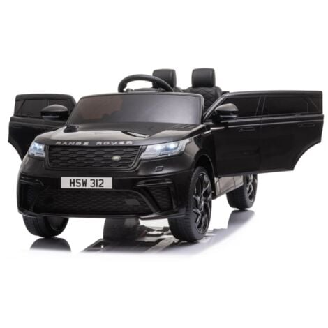 TECNOBIKE SHOP Auto Elettrica Macchina per Bambini RANGE ROVER VELAR 12V-Nero