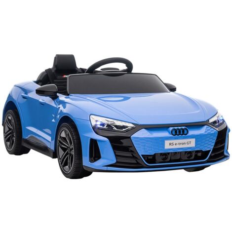 AUTO ELETTRICA PER BAMBINI 3-5 ANNI CON TELECOMANDO. SOSPENSIONI E CLACSON. 103X58X41 CM. BLU E NERO