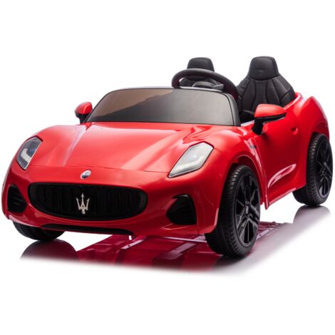 Auto Elettrica Per Bambini Maserati Folgore 12V-Rosso