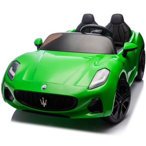 Auto Elettrica Per Bambini Maserati Folgore 12V-Verde