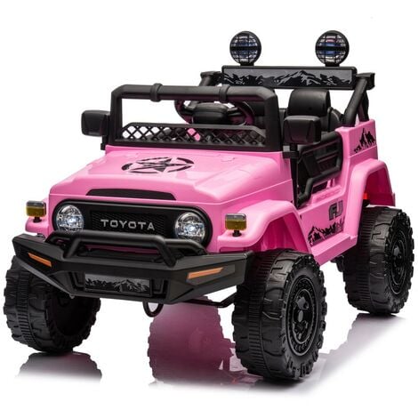 Macchina Elettrica da Costruire Giocattolo Bambini Luci Suoni Accessori Rosa  - Bakaji - Statico - Giocattoli