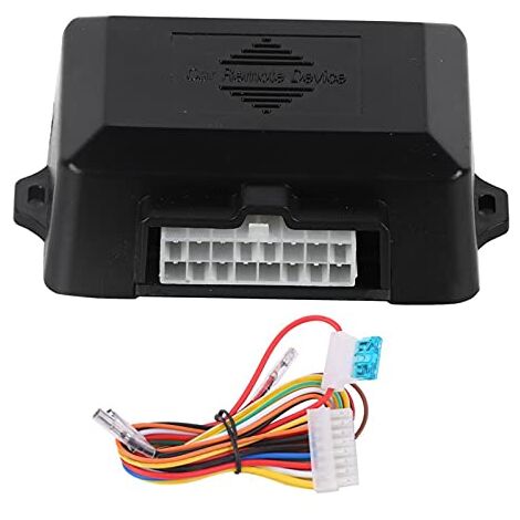 Auto Fensterheber Schließer, Kfz 4 Tür Fensterheber, 12V Universal Black Plastic Auto Fensterheber Roll Up Closer-Module für 4-türige Autos