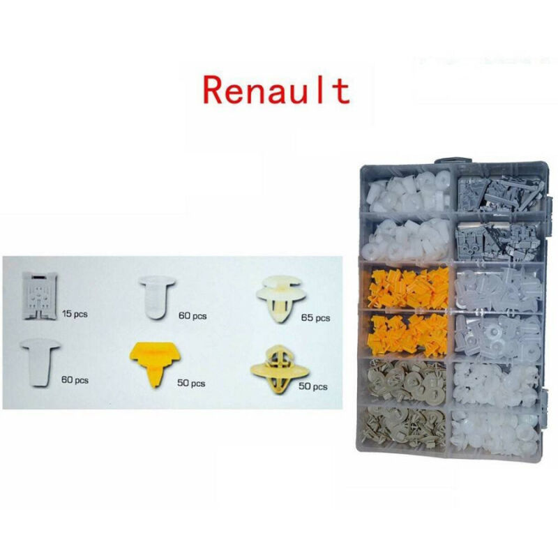 Image of Trade Shop Traesio - Trade Shop - clip fixed by car renault confe 300 pezzi ricambi plastic -