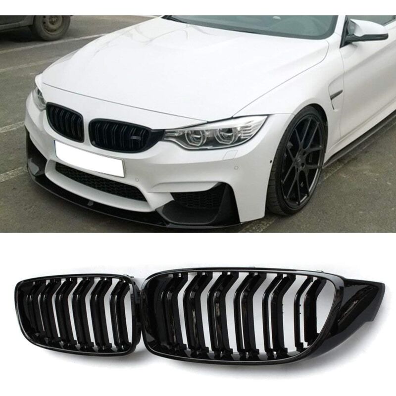 Image of Ersandy - Auto-Frontgrill – glänzend schwarz