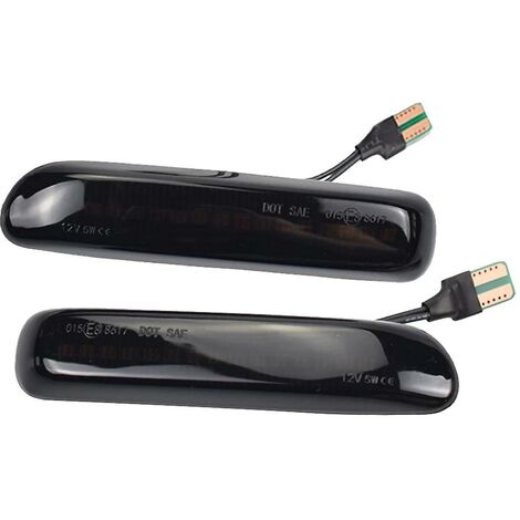 Auto geräucherte LED dynamische Seitenmarkierungsleuchte Blinker Blinker für 3er E46 Coupe 1997–2001