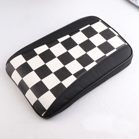 Auto Handauflage Armlehne Box Abdeckung Hand Kissen Speicher Pad Für Mini Cooper One S JCW R50 R55 R56 R57 R60 r61 F56 F60 Auto Zubehör,Checker