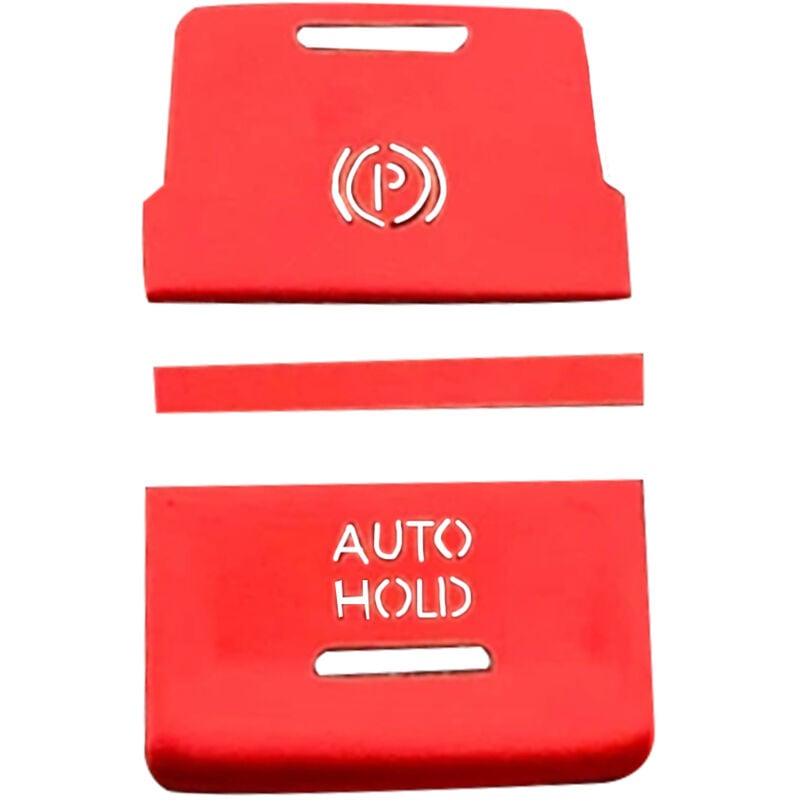 Image of Auto Handbremse Halt p Schalter Abdeckung Trim für Golf 7 7.5 MK7 at ZubehöR 2015-2019 Rot