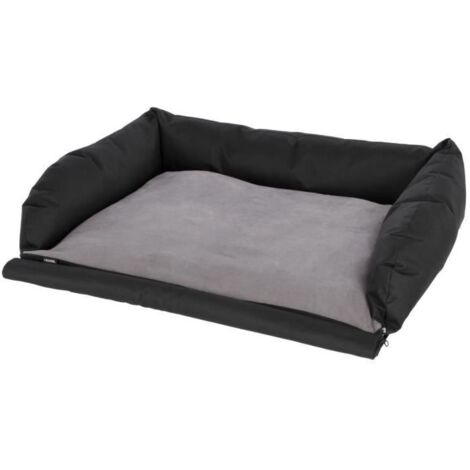 Auto-Hundebett 80x60 cm Grau und Schwarz Kerbl