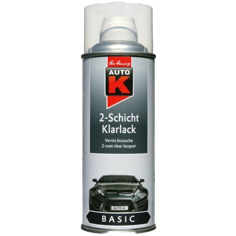 Auto-K Aérosol Vernis de Finition Bi-Couche Transparent 400ml