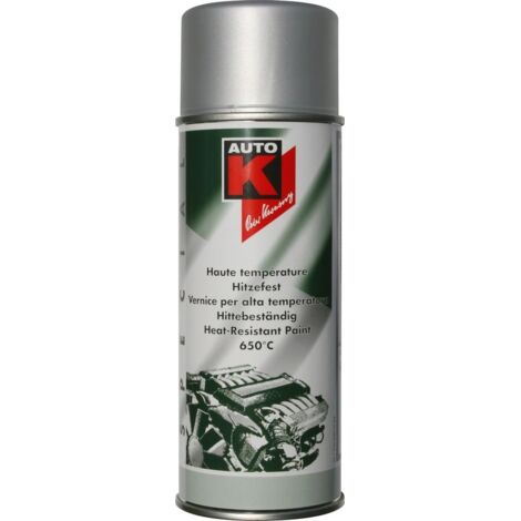 Auto-K Hitzefest 650Â° C Special silber 400 ml Autolack Spraylack Sprühlack
