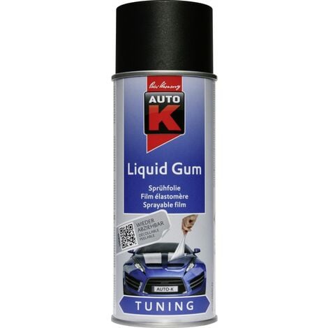 Auto-K Sprühfolie Liquid Gum Tuning schwarz 400 ml Felgengummi Flüssiggummi