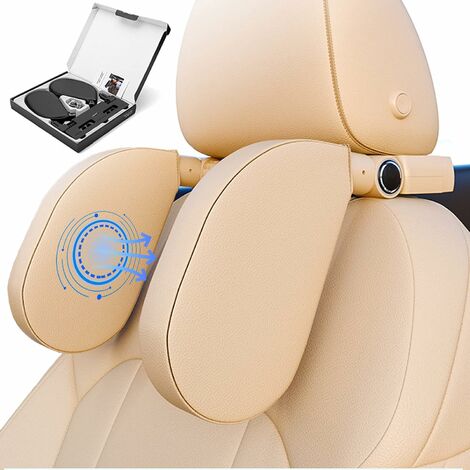 Autokopfstütze Kinder Nackenstütze, verstellbares Autositz Nackenkissen  Beidseitige Autositzstütze für Erwachsene und Kinder