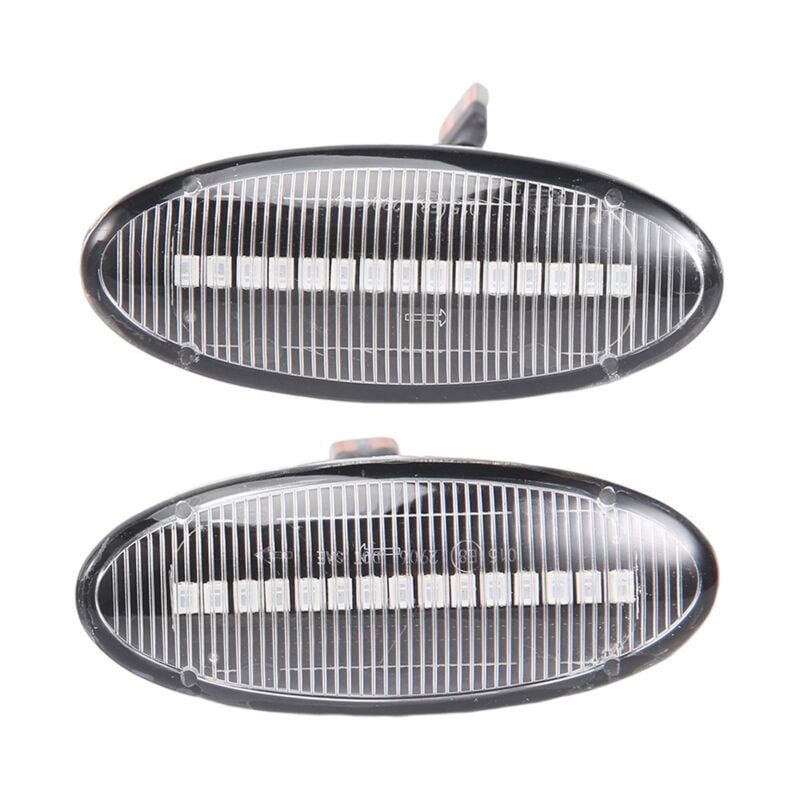 Image of Auto led Dynamische Seite Marker Signal Lampe Licht Drehen für J10 T31 Cube Juke Leaf Micra Weiß