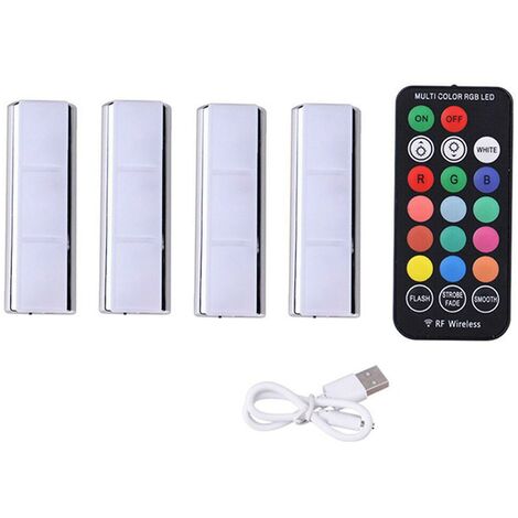 Auto-LED-Innenbeleuchtung, Beleuchtungsset, USB-Streifen, kabellose Fernbedienung, RGB-Licht, Automotive