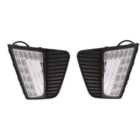 Auto Led Tagfahrlicht Nebel Drl Mit Gelb Blinker Lampe Für Creta Ix25 2014-2016 0040
