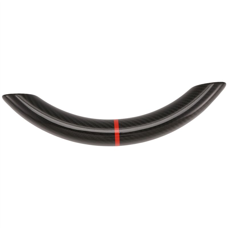 Image of Auto Lenkrad Obere Abdeckung Zierleisten Carbon Faser für Modell 3 2024 Innen Zubehör