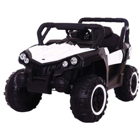 Auto macchina elettrica bianca con batteria 12 Volt per