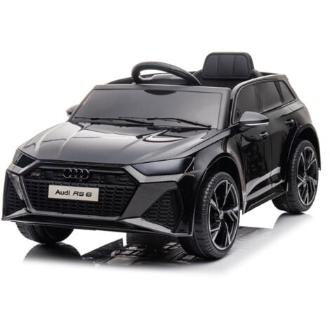 TECNOBIKE SHOP Auto Macchina Elettrica Per Bambini Audi RS6 12V-Nero