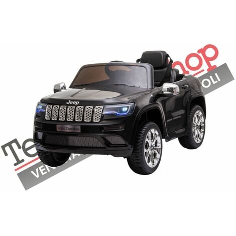 HOMCOM Macchina Elettrica Jeep per Bambini 12V, Guida Manuale e