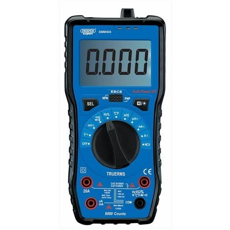 DRAPER TOOLS Auto & Manual Ranging Digital Multimeter (92433)