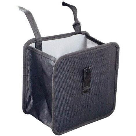 Auto-Mülltonne, cestino portatile multifunzione per auto, cestino piegabile e appendibile per auto, impermeabile e antiscivolo, accessori per auto, SUV e camion (22 × 14,5 × 2 cm)