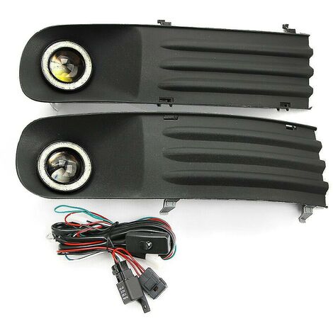 Auto Nebelscheinwerfer Lampen Angel Eye Gitter + Kabelbaum für Transporter T5 T28 T30 2003-2009