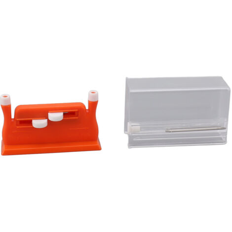Auto Needle Threader Home Hand Sewing Automatic Thread Device with 5 Needles for The Aged Utilities Cross Stitch Orange