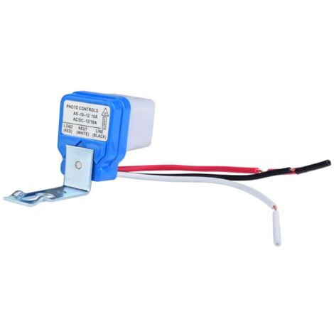 Auto On/Off Automatic Switch Street Light Switch Light Control Light Sensor AC 12V 10A