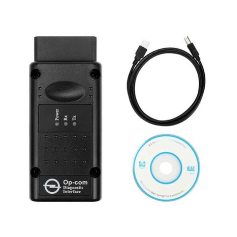 Auto OPCOM 2012V Can OBD2 Oper Firmware V1.99 USB-Schnittstelle Diagnosetester Schwarz