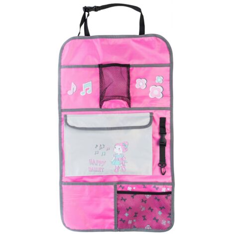 Auto-Organizer Ballet Doll, Rücksitz-Organizer mit Taschen rosa