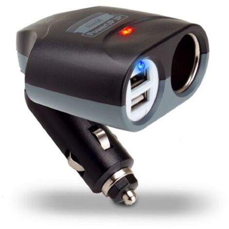 COFI 1453 Auto PowerUP Autoladegerät Kit 2x USB 1x Zigarettenanzünder Ladegerät & Adapter