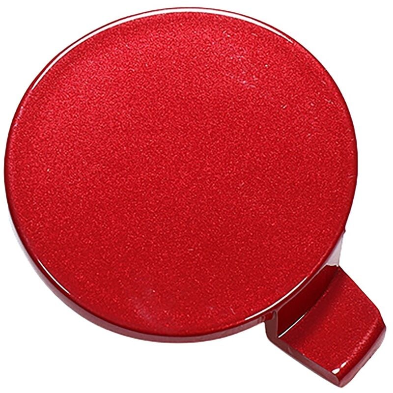 Image of Auto red Front Stoßstange Tow Haken Kappe Abdeckung Fit für Tesla Modell 3 2017-2021 ABS 1Pcs