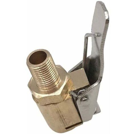 Auto Reifen Inflator Air Chuck Rad Pumpe Reifen Ventil Inflator Clamp Clip Adapter Messing Stecker Fahrzeuge LO-Ron