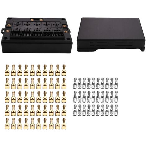 Auto-Relaissockel Black Box 18-Wege-Blade-Sicherungshalter für Automotive Marine