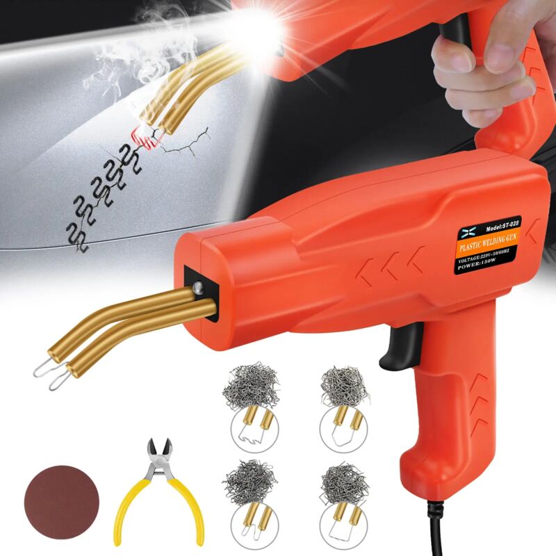 Dayplus - Auto Réparation Plastique Soudage Automobile Plastiques Soudeuse Avec 800 Pinces