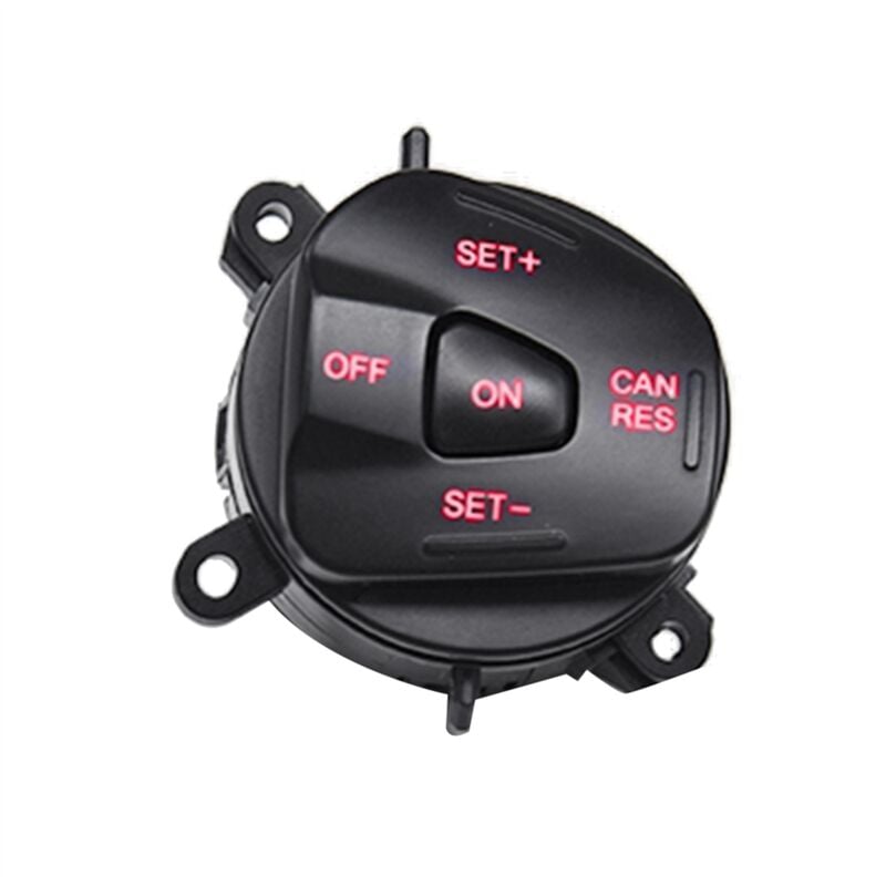 Image of Tlily - Auto Rotes LED-Lenkrad Rechts Tempomat-Schaltertaste für Fiesta MK7 MK8 Escort 2013-2015