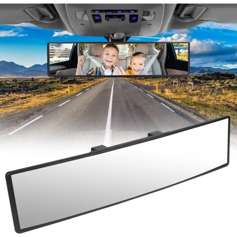 Auto-Rückspiegel, universeller Auto-Innen-Rückspiegel, Ersatz-Panorama, Weitwinkel-Rückspiegel, Auto-Innenraum, blendfreier Rückspiegel, 310 x 75 mm