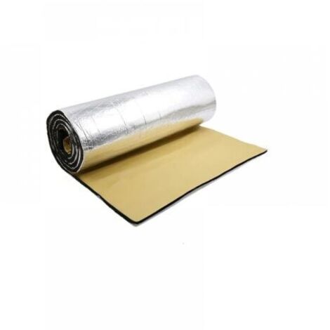 Auto-Schalldämmmatte, geräuschdämmender Schaumstoff, universelle wasserdichte und schalldichte Isolierung 50cm x 200cm x 5 mm