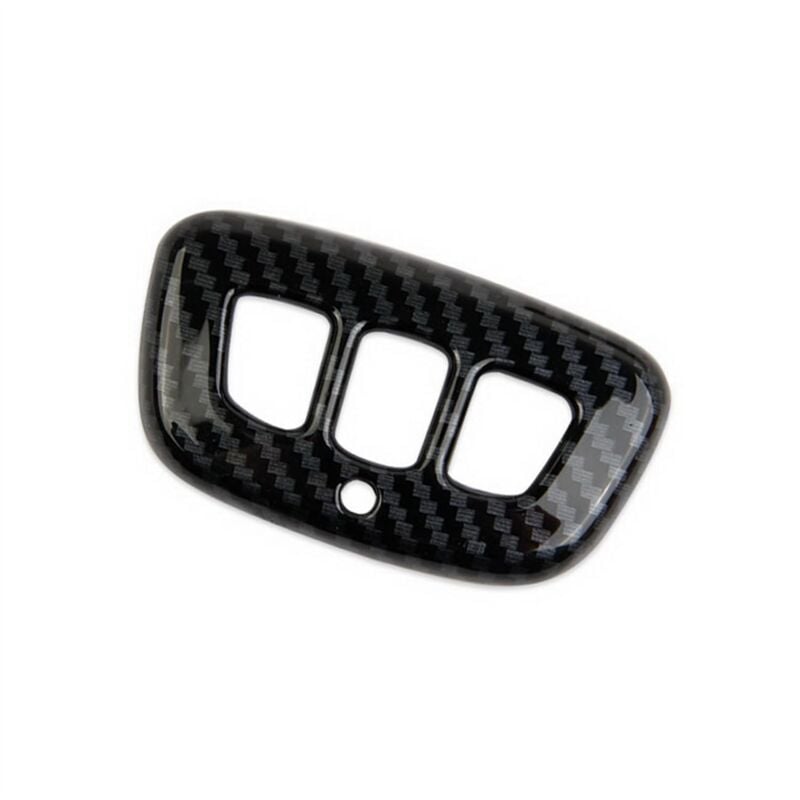 Image of Auto Sonnenblende Taste Abdeckung Trim für 2024 Innen Zubehör Carbon Faser