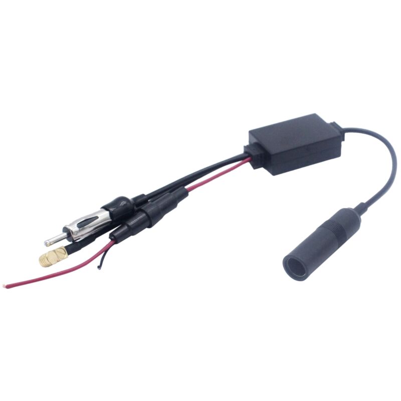 Image of Auto-Splitter-Adapter Aktive Antenne Auto Radio fm Signal Verstärker Crossover 12V Universal