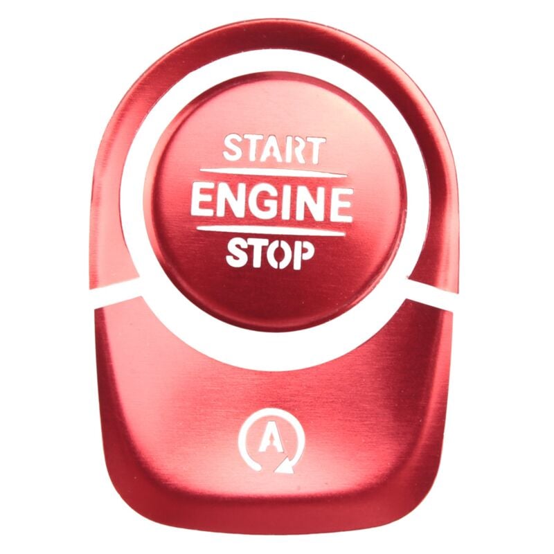 Image of Auto Start Stop Motor Druckschalter Tasten Abdeckung Aufkleber für A-Klasse W177 W167