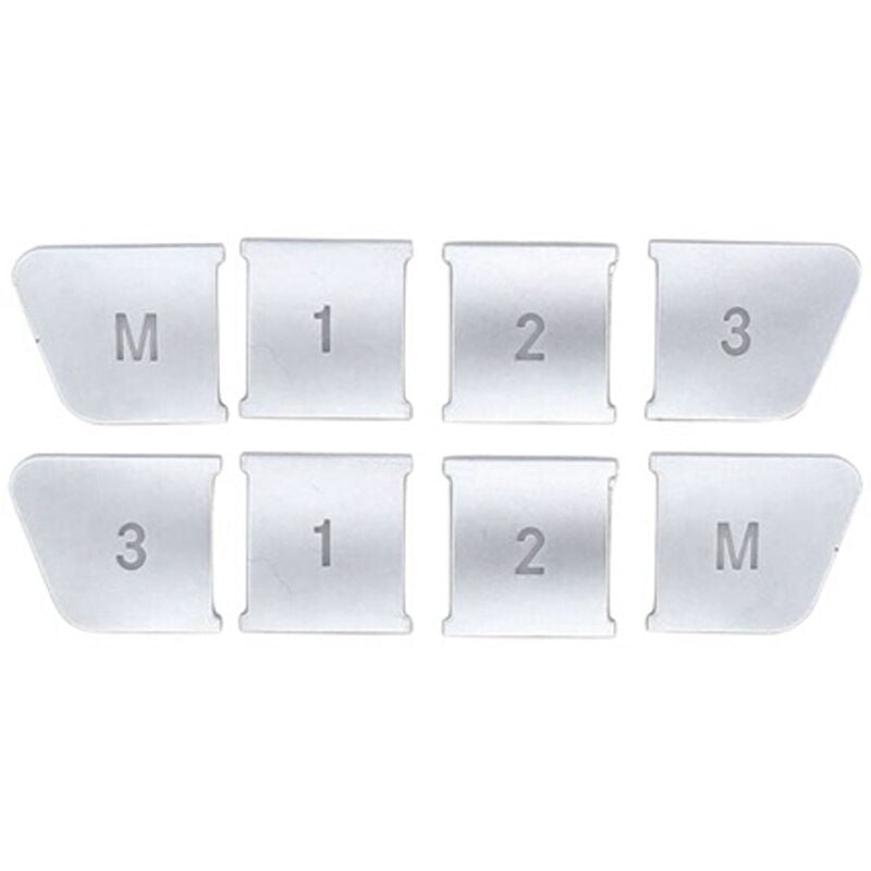 Image of Tlily - Auto Styling Sitz Verstell Speicher 1 2 Knopf Abdeckung Sitckers für gla cla ml eine b c e