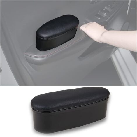 Auto Support D'accoudoir de Porte, Coussins de Support Coude Gauche d'accoudoir de Voiture, Pièces Automobiles Générales, Pour Soulagent la Fatigue du Bras du Conducteur(Noir)