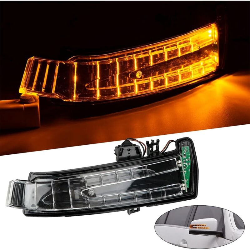 Auto Turn Indicateur Porte latérale Rétroviseur lampe de signal pour S-Class E-Class Classe c - Right wing